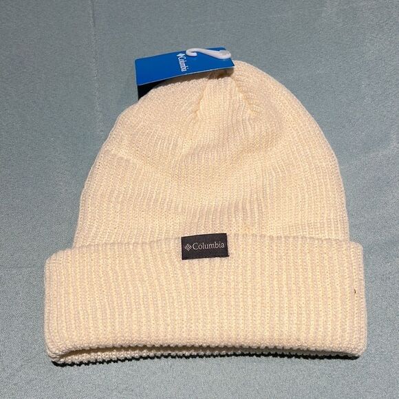 *NEW TAGS* - Columbia Cuffed Beanie - Cream - One Size D29 - Picture 5 of 5